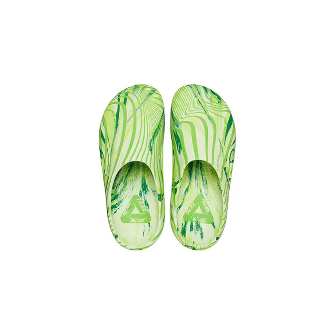Palace Skateboards x Crocs Mellow Recovery Slide Green | Where To 