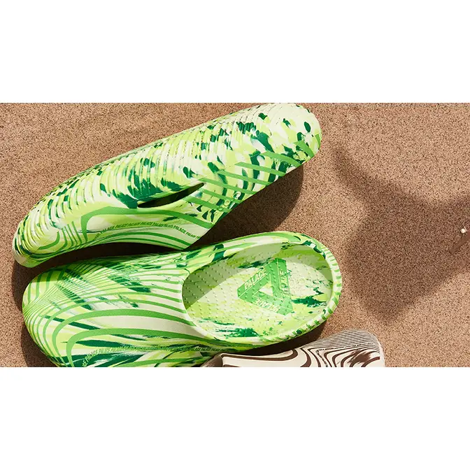 Palace Skateboards x Crocs Mellow Recovery Slide Green, Where To Buy