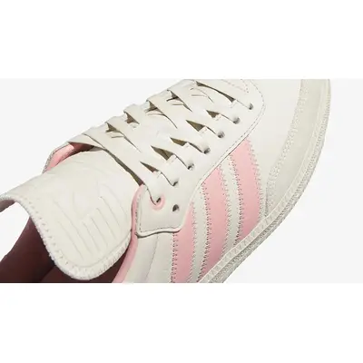 Pharrell x adidas Samba Humanrace Ivory Pink Detail