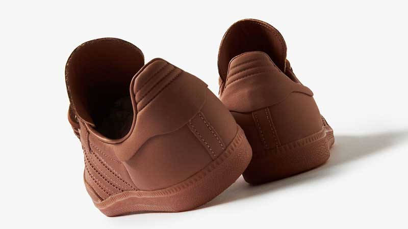 Pharrell x adidas Samba Humanrace Terracotta Back