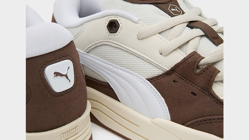 PUMA 180 Dark Brown White side