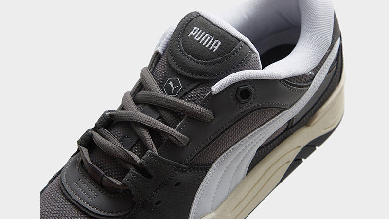 Puma 180 Grey Ash tongue