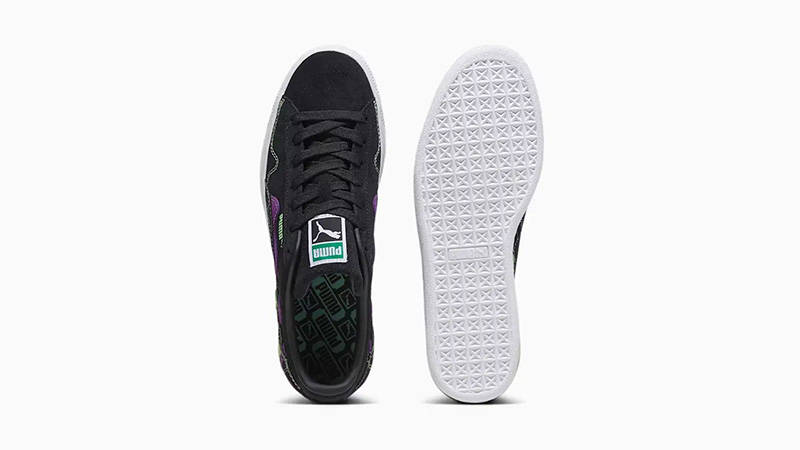 PUMA Suede Soundwave Black Spring Fern middle