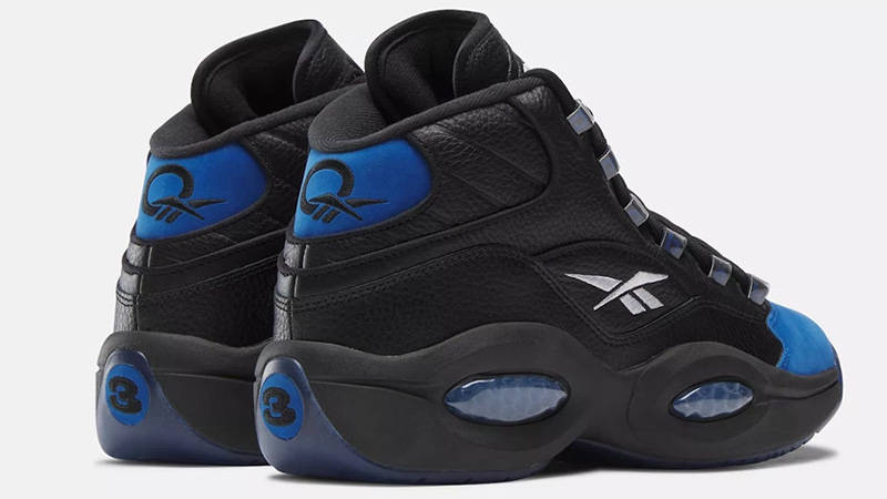 Reebok Question Mid Black Blue back