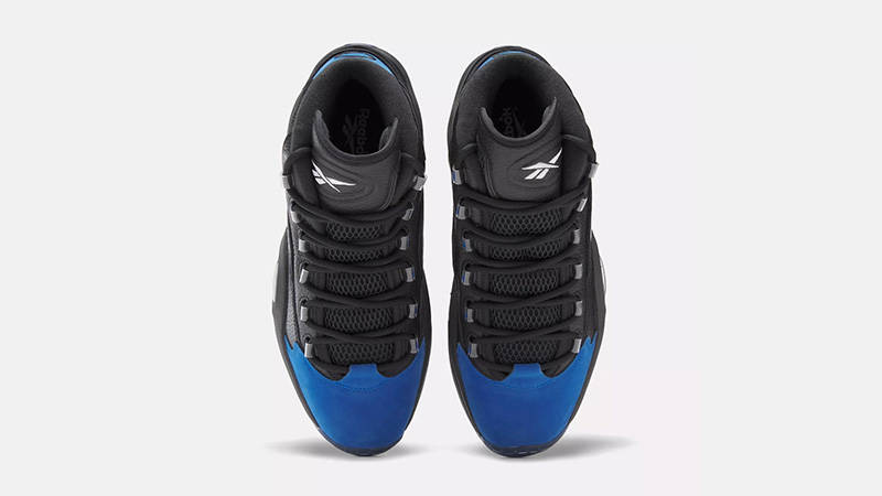 Reebok Question Mid Black Blue | Where To Buy | 100033164 | The  