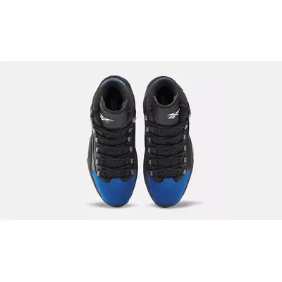 Reebok Question Mid Black Blue | Where To Buy | 100033164 | The  