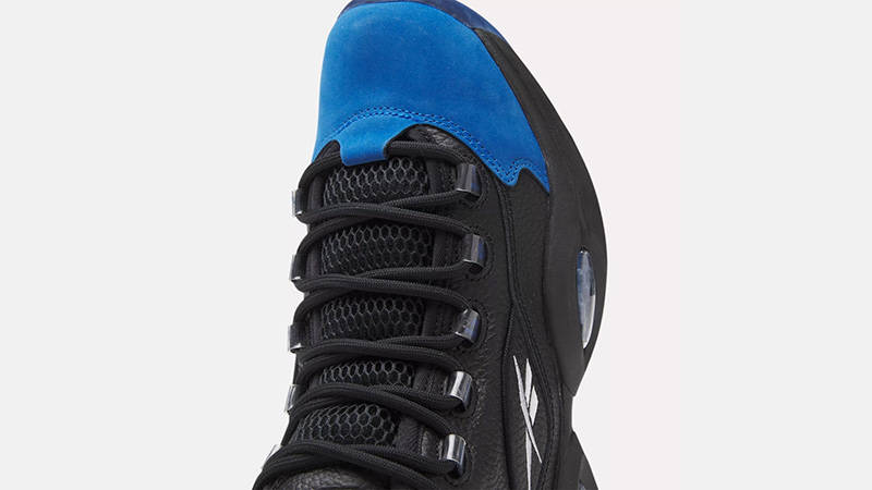Reebok Question Mid Black Blue | Where To Buy | 100033164 | The  