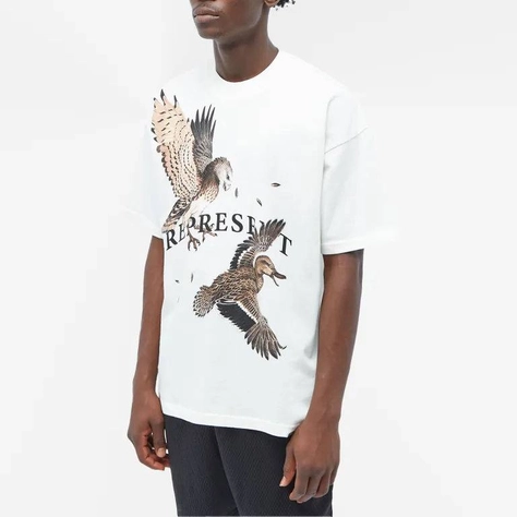 Represent Birds Of Prey T-Shirt White Front