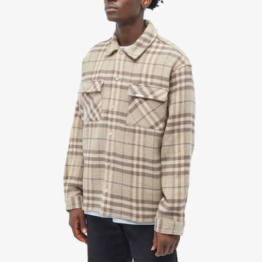 Represent Intial Print Flannel Shirt