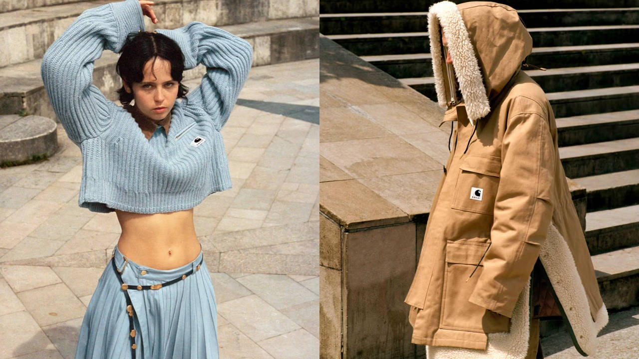 sacai x Carhartt WIP Flawlessly Blend Luxury Style and Workwear for FW23