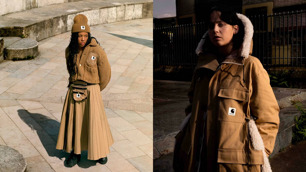 sacai x Carhartt WIP Flawlessly Blend Luxury Style and Workwear for FW23