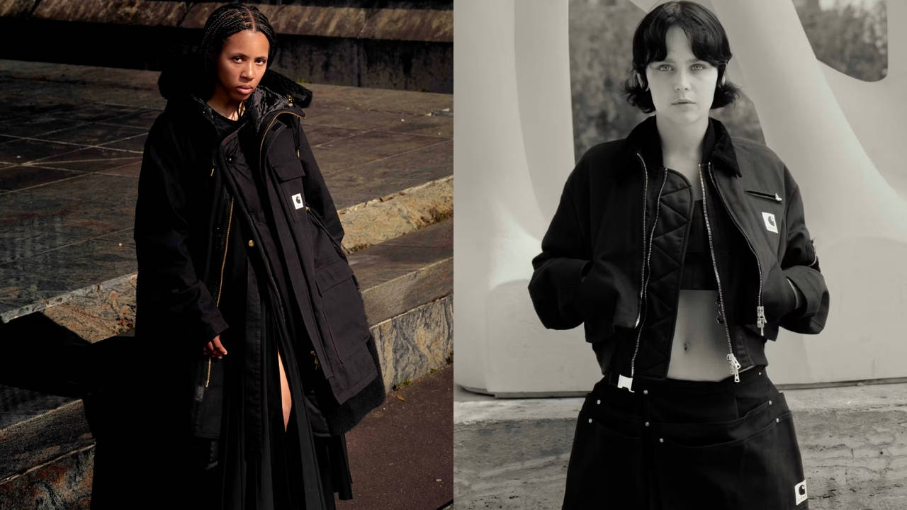 sacai x Carhartt WIP Flawlessly Blend Luxury Style and Workwear for FW23