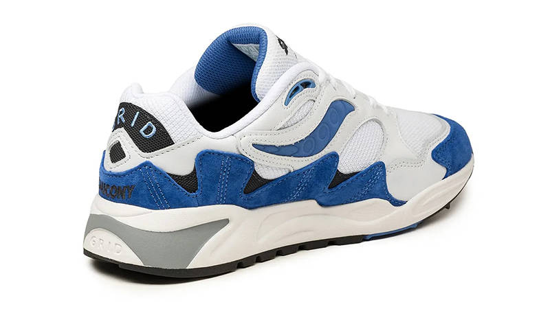 Saucony Grid Shadow 2 OG White Blue S70772-1 Back