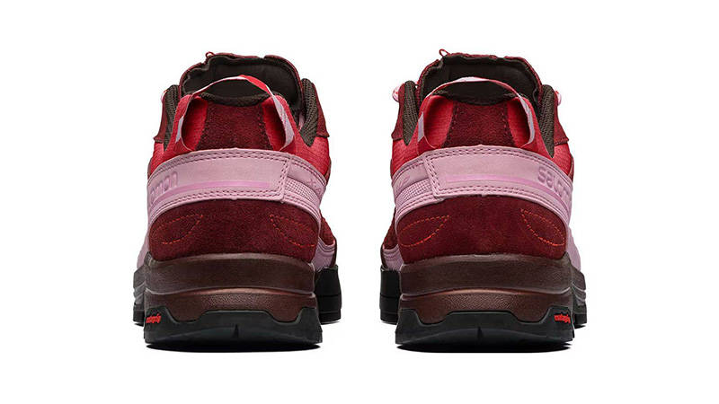 The Broken Arm x Salomon X-ALPAGES GTX Maroon back