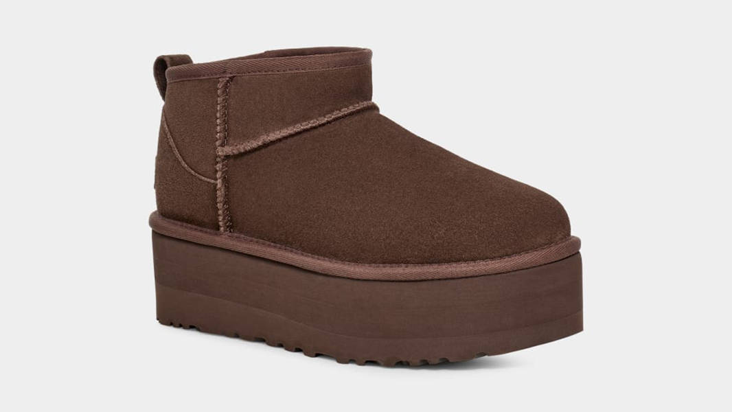 UGG Classic Ultra Mini Platform Boot Burnt Cedar 1135092-BCDR Side