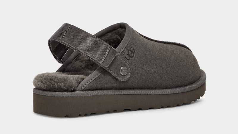 UGG Lanah Clog Charcoal Back