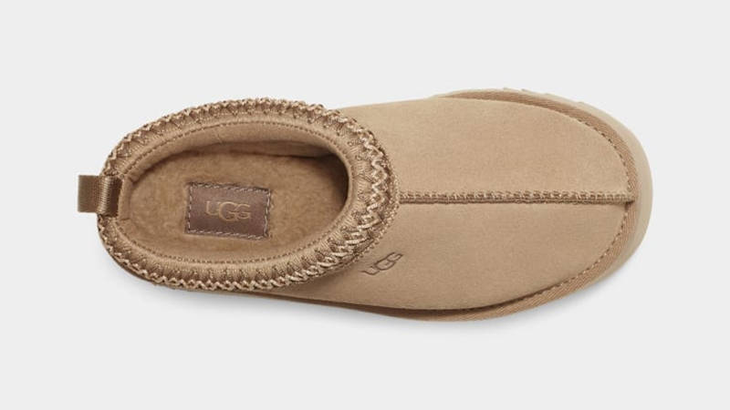 UGG Tazz Slippers GS Mustard Seed 1143776K-MSWH Top