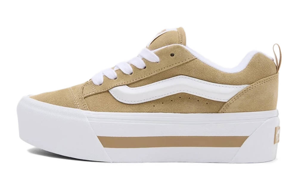 Tan platform clearance vans