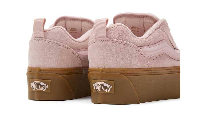 Vans gum sole on sale pink