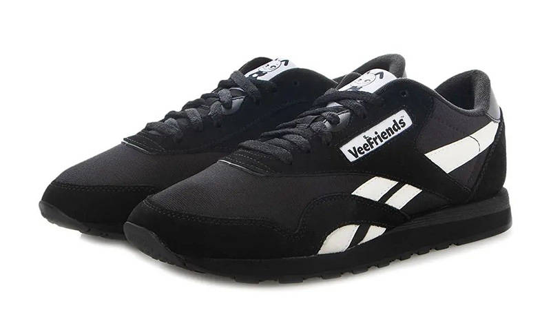 VeeFriends × Reebok Classic Nylon Black front