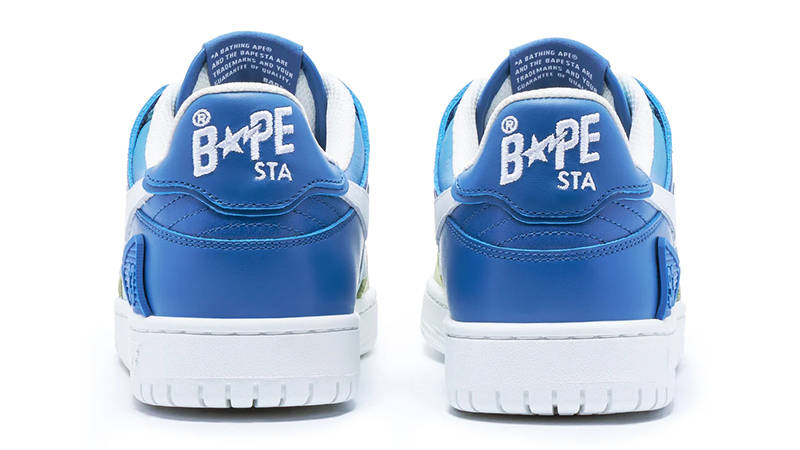 A BATHING APE BAPESTA #1 SK8 Green Blue 4580793301486 Back