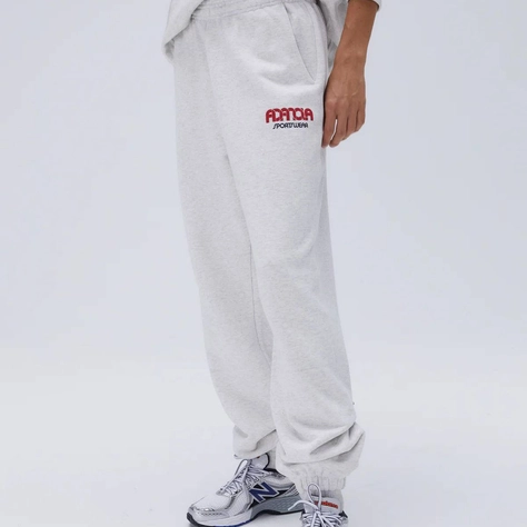 Adanola Sportswear Sweatpants Light Grey Melange Front