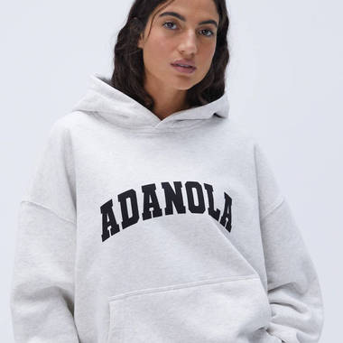 ADANOLA Varsity Oversized Hoodie