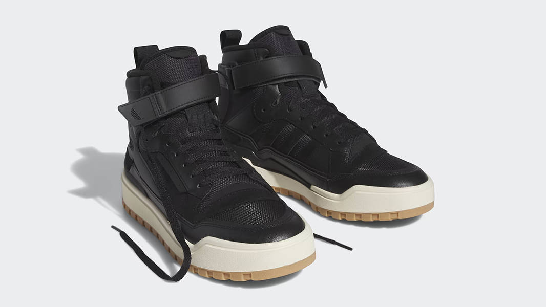 adidas Forum Boot Black White Gum IE7206 Front