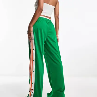 adidas Originals varsity adibreak trousers in green back