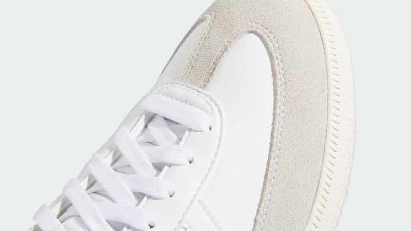 adidas Samba Golf White Collegiate Navy Closeup