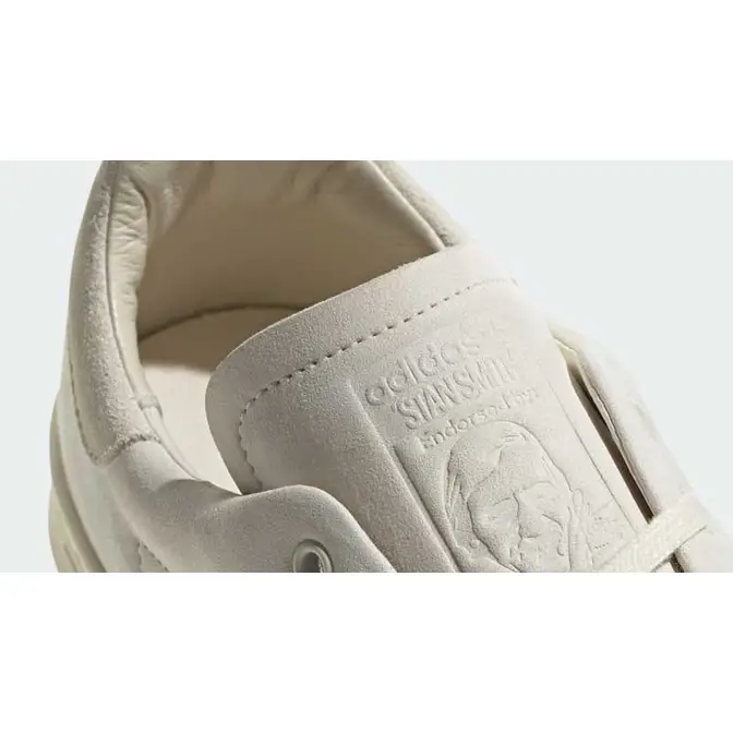 adidas Wales Stan Smith Lux Off White Cream Closeup