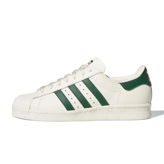 adidas Superstar 82 White Dark Green | Where To Buy | GW6011 | The Sole ...