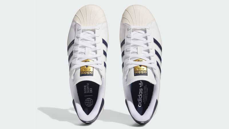adidas Superstar Golf White Collegiate Navy Middle