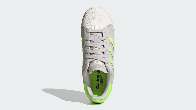 adidas Superstar XLG Grey Lucid Lemon | Where To Buy | ID5791