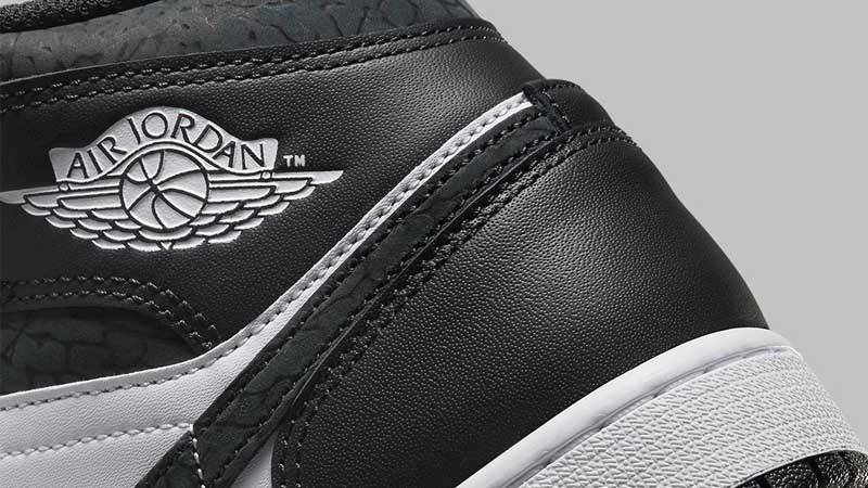 Air Jordan 1 GS Mid SE Panda Elephant Closeup