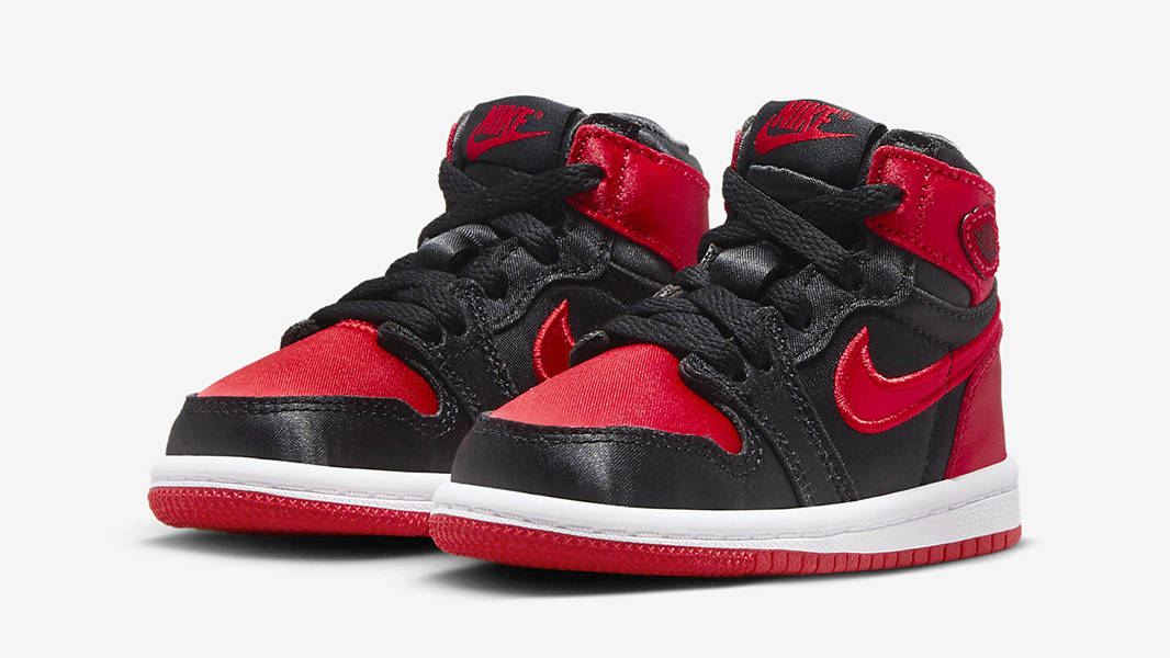 Air Jordan 1 High OG Toddler Satin Bred FD5305-061 Side