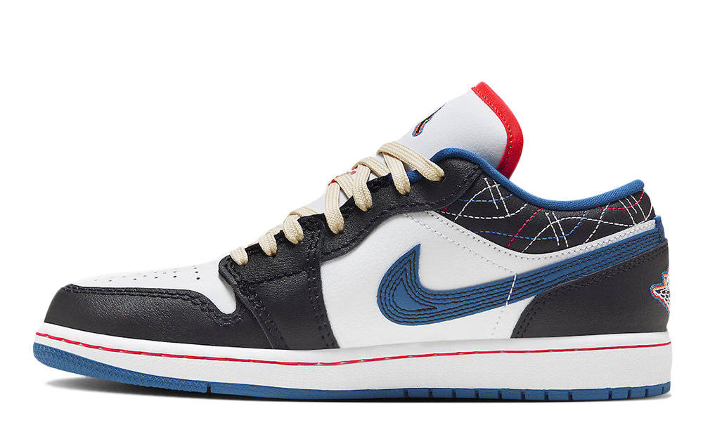 Air Jordan 1 Low White Industrial Blue