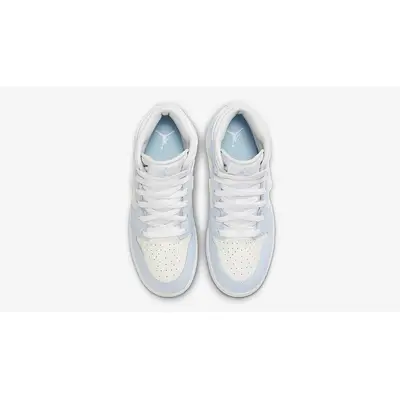 Air Jordan 1 Mid GS Glitter Swoosh Blue | Where To Buy | FQ9117-400 ...