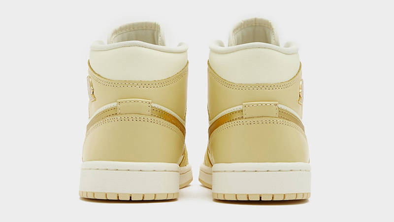 Air Jordan 1 Mid Pale Vanilla FB9892-200 Back