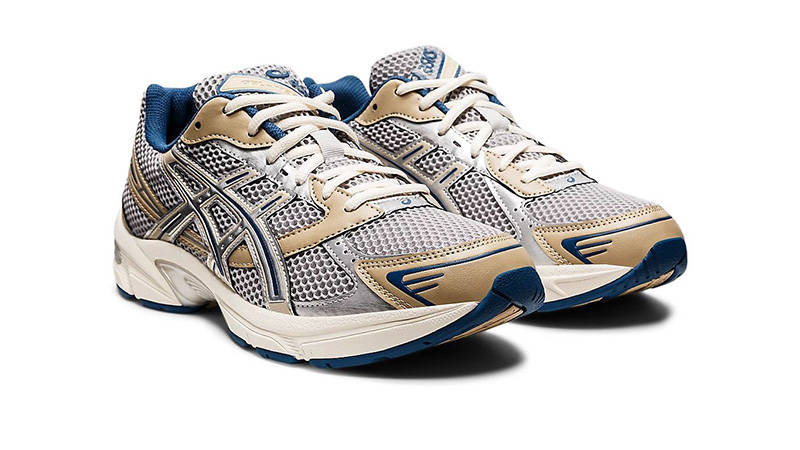ASICS GEL-1130 Beige Blue front