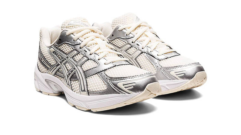 ASICS GEL-1130 Cream Silver front