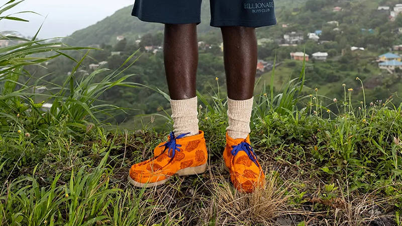 Billionaire Boys Club x Clarks Wallabee Fanta Front