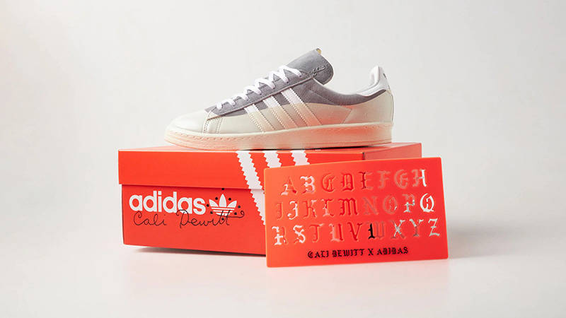 adidas gazelle silver green womens adidas Campus 80s x Cali DeWitt Grey