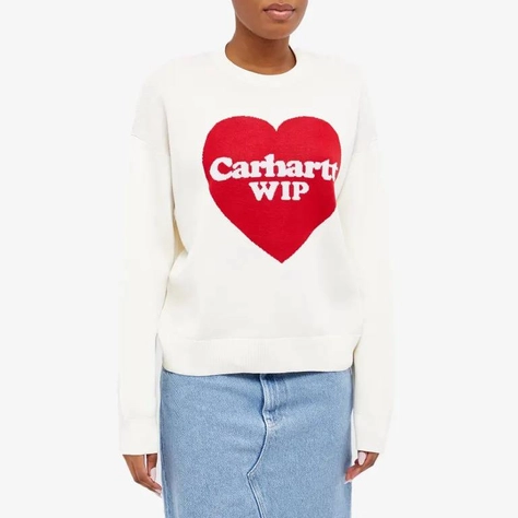 Carhartt WIP Heart Sweatshirt Wax front