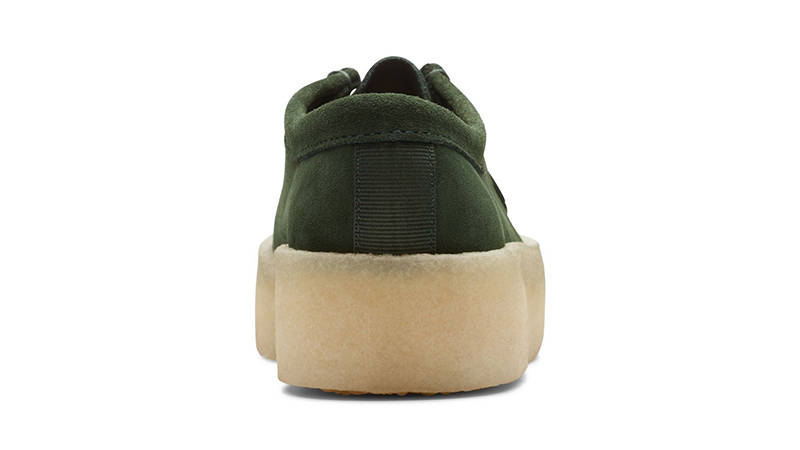 Clarks Wallabee Cupsole Dark Green 26173253 Back