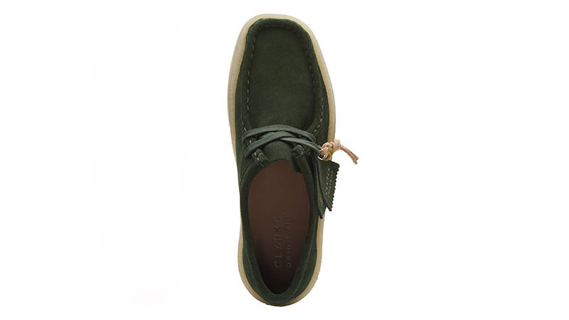 Clarks Wallabee Cupsole Dark Green 26173253 Top
