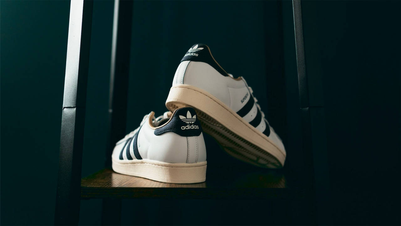 Get Ahead on the adidas Superstar Trend With This "White Denim Stripes" Rendition