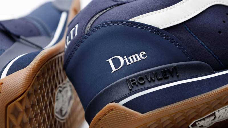 Dime x Vans Rowley XLT Navy Closeup