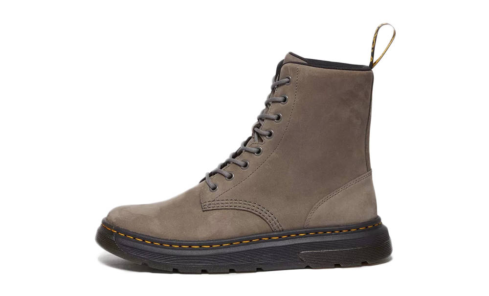 Dr. Martens Crewson Leather Lace Up Boots Gunmetal 31225029