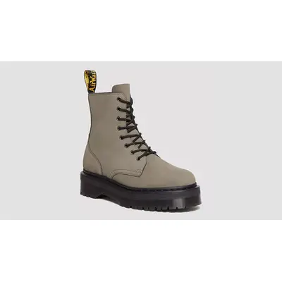Dr. Martens Jadon Platform Boots Nubuck Nickel Grey 31296059 Sode